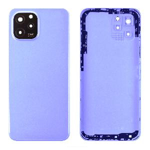 Крышка задняя для Huawei Nova Y61 (EVE-LX9N) со стеклом камеры синяя