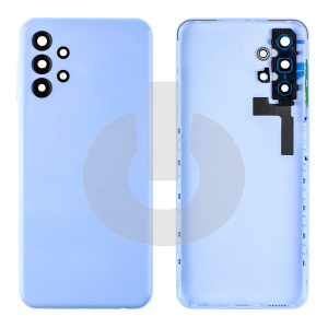 Крышка задняя для Samsung A13 (A135F/ A137F) со стеклом камеры голубая фото