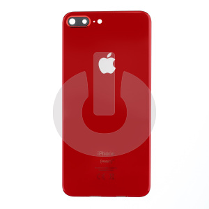 Крышка задняя для iPhone 8 Plus CE со стеклом камеры красная АКЦИЯ фото