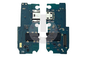 Шлейф/ плата зарядки для Samsung A02 (A022G) системный разъем/ микрофон/ разъем гарнитуры ORG