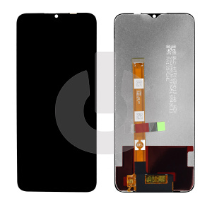 Дисплей с тачскрином для Realme C21Y (RMX3263)/ C25Y (RMX3269) черный ORG фото