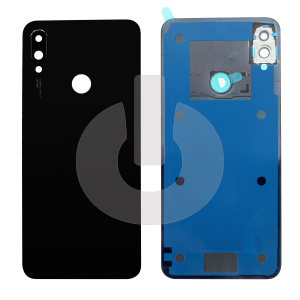 Крышка задняя для Xiaomi Redmi Note 7 (M1901F7G)/ Note 7 Pro (M1901F7G)/ Note 7S со стеклом камеры черная фото