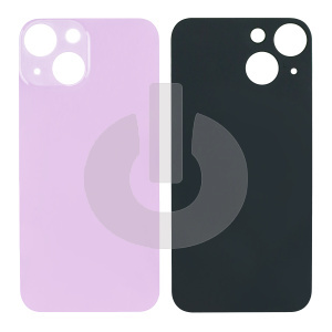 Крышка задняя для iPhone 14 Plus (с большим вырезом) фиолетовая Premium фото