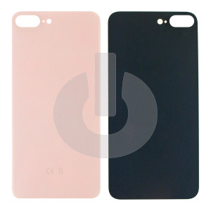 Крышка задняя для iPhone 8 Plus (с большим вырезом) золотая Premium фото