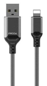 Кабель USB - Lightning Proda PD-B14i Leiyin (1м) серый