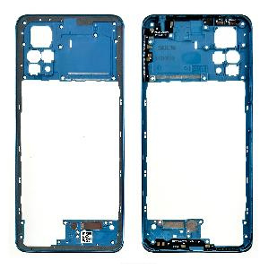 Средняя часть (рамка корпуса) для Xiaomi Redmi Note 12 Pro 4G (2209116AG) голубая Средняя часть (рамка корпуса) для Xiaomi Redmi Note 12 Pro 4G (2209116AG) голубая