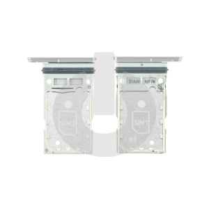 Лоток Sim для Samsung S23 Ultra (S918B) серебряный фото