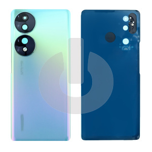 Крышка задняя для Huawei Honor 70 (FNE-NX9) со стеклом камеры синяя фото