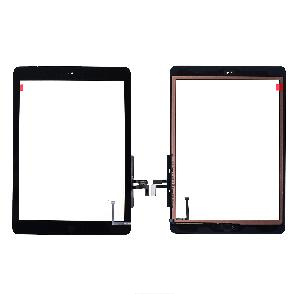Тачскрин для iPad Air/ iPad 5 9.7" (2017) (A1474/ A1475/ A1476/ A1822/ A1823) с кнопкой Home черный AAA