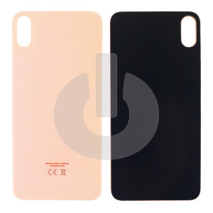 Крышка задняя для iPhone XS Max (с большим вырезом) золотая Premium фото