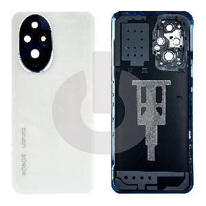 Крышка задняя для Huawei Honor 200 (ELI-NX9) со стеклом камеры белая фото