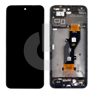 Дисплей с тачскрином для Tecno Spark Go 1 (KL4) в рамке черный ORG