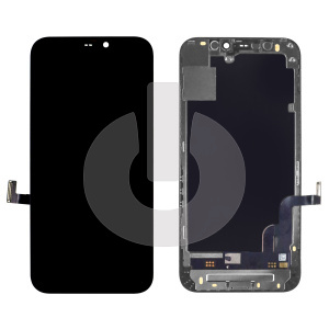 Дисплей с тачскрином для iPhone 12 Mini черный OR FOG фото