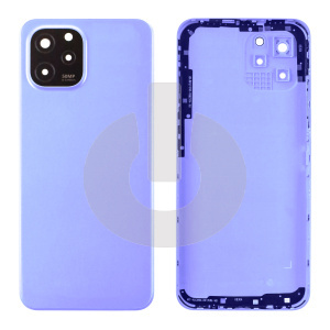 Крышка задняя для Huawei Nova Y61 (EVE-LX9N) со стеклом камеры синяя фото
