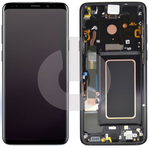 Дисплей с тачскрином для Samsung S9+ (G965F) в рамке черный ORG фото