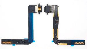 Шлейф/ плата зарядки для iPad Air (A1474)/ iPad 5 9.7" 2017 (A1822)/ iPad 6 9.7" 2018 (A1893) системный разъем черный