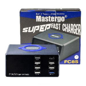 Станция зарядная MasterGo MG-FC8S (7 USB х 1 Type-C) с беспроводной зарядкой