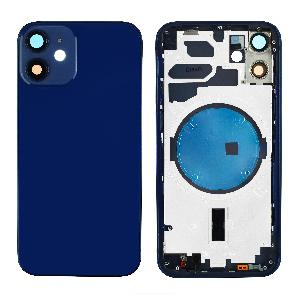 Корпус для iPhone 12 Mini синий Premium