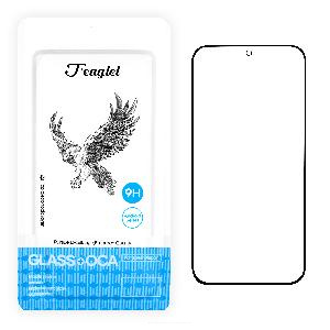 Стекло для переклейки Huawei Honor Pura 70 (ADY-LX9/ ADY-AL00) (FEAGLET) черное АКЦИЯ