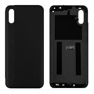 Крышка задняя для Xiaomi Redmi 9A (M2006C3LG) черная АКЦИЯ