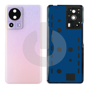 Крышка задняя для Xiaomi 13 Lite (2210129SG) со стеклом камеры розовая фото