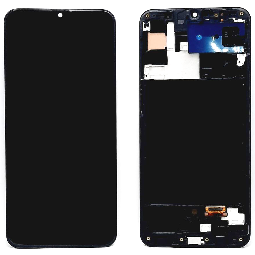 Дисплей с тачскрином для Samsung A30s (A307F) в рамке черный REF-OR Дисплей с тачскрином для Samsung A30s (A307F) в рамке черный REF-OR