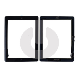 Тачскрин для iPad 3 (A1416/ A1430) с кнопкой Home черный AAA АКЦИЯ фото