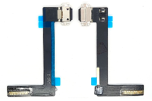 Шлейф/ плата зарядки для iPad Air 2 (A1566/ A1567) системный разъем черный