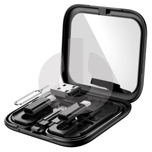 Кабель с набором переходников Type-C/ USB/ Micro USB/ Lightning HOCO U114 (1.2 х 3A ) фото