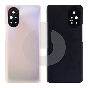 Крышка задняя для Huawei Nova 8 (ANG-LX1) со стеклом камеры розовая фото