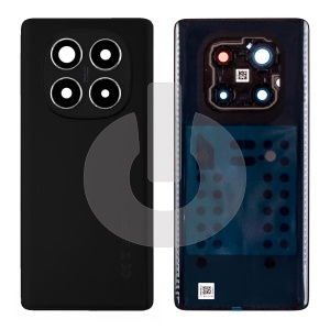 Крышка задняя для Xiaomi Redmi Note 14 Pro 4G (24116RACCG) со стеклом камеры черная фото