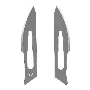 Лезвие скальпеля №23 (10шт металл)