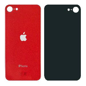 Крышка задняя для iPhone 8 (с большим вырезом) красная Premium