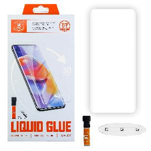 Стекло защитное для Samsung S20 (G980F) UV-Glass черное НОВИНКА
