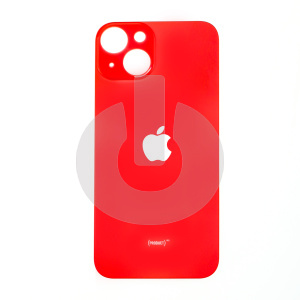 Крышка задняя для iPhone 14 (с большим вырезом) красная Premium АКЦИЯ фото