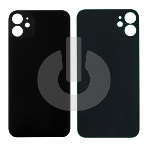 Крышка задняя для iPhone 12 Mini (с большим вырезом) черная АКЦИЯ фото