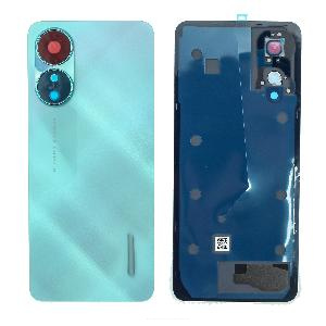 Крышка задняя для OPPO A78 4G (CPH2565) со стеклом камеры зеленая АКЦИЯ