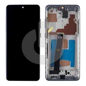 Дисплей с тачскрином для Samsung S20 Ultra (G988B) в рамке черный In-Cell фото
