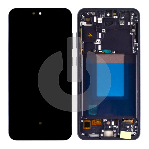 Дисплей с тачскрином для Samsung S24 FE (S721B) в рамке черный OLED FULL SIZE фото