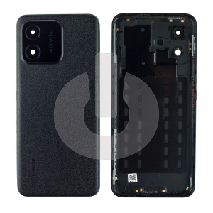 Крышка задняя для Huawei Honor X5 (VNA-LX2) со стеклом камеры черная фото