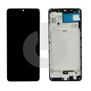 Дисплей с тачскрином для Samsung A32 (A325F) в рамке черный In-Cell