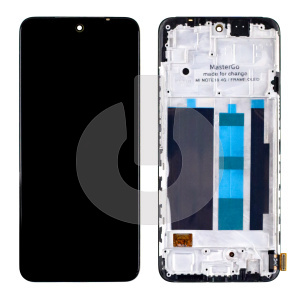 Дисплей с тачскрином для Xiaomi Redmi Note 10 (M2101K7AG)/ Note 10S (M2101K7BG) в рамке черный OLED MasterGo фото