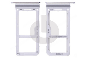 Лоток Sim для Samsung S8 (G950F)/ S8 Plus (G955F) серебряный фото