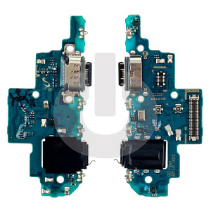 Шлейф/ плата зарядки для Samsung A52 (A525F)/ A52 5G (A526B)/ A52s 5G (A528B) системный разъем/ микрофон/ разъем гарнитуры