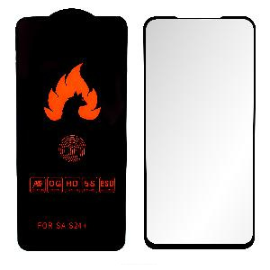 Стекло защитное для Samsung S21 (G991B) черное НОВИНКА