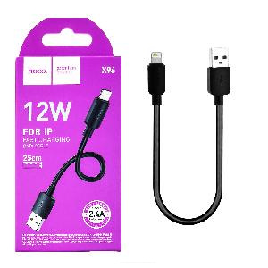 Кабель USB - Lightning HOCO (0.25 x 2.4A) X96 черный