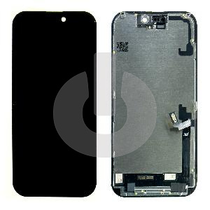 Дисплей с тачскрином для iPhone 17 черный In-Cell JK фото