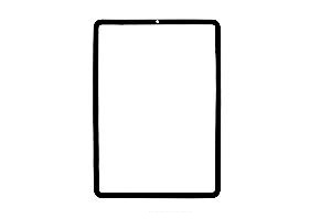 Стекло для переклейки iPad Pro 11.0" (2018/ 2020) (A1934/A1980/A2013/A2228/A2068/A2230) с OCA пленкой черное АКЦИЯ