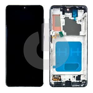 Дисплей с тачскрином для Samsung S21 (G991B) в рамке черный In-Cell фото