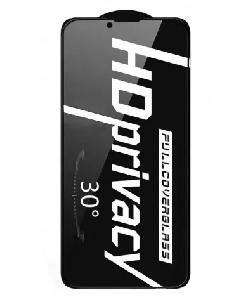 Стекло защитное для iPhone 15 LITO HD Plus черное антишпион